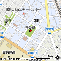 北海道富良野市栄町13周辺の地図