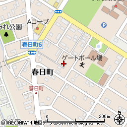 北海道富良野市春日町周辺の地図