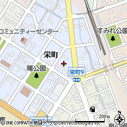 北海道富良野市栄町9周辺の地図
