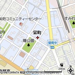 北海道富良野市栄町8-15周辺の地図