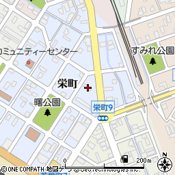 北海道富良野市栄町9-21周辺の地図