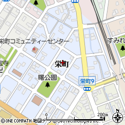 北海道富良野市栄町8周辺の地図
