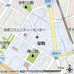 北海道富良野市栄町7-8周辺の地図