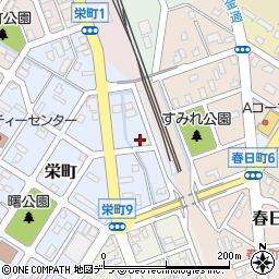 北海道富良野市栄町5-15周辺の地図