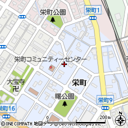 北海道富良野市栄町7-1周辺の地図