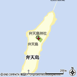 北海道根室市弁天島周辺の地図