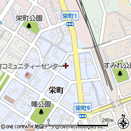 北海道富良野市栄町4-19周辺の地図