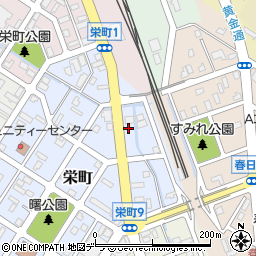 北海道富良野市栄町5-21周辺の地図