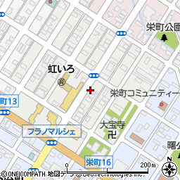 北海道富良野市幸町周辺の地図