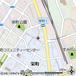 北海道富良野市栄町1-18周辺の地図