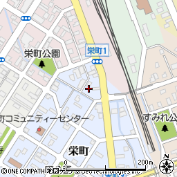 北海道富良野市栄町1-19周辺の地図