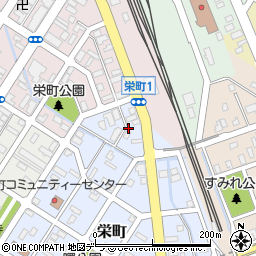 北海道富良野市栄町1周辺の地図