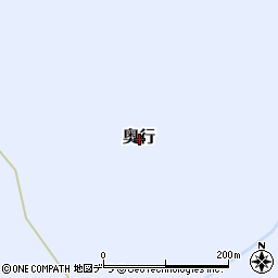 北海道野付郡別海町奥行周辺の地図