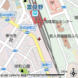 トヨタレンタリース旭川富良野店周辺の地図