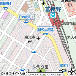 読売センター富良野阿部新聞店周辺の地図