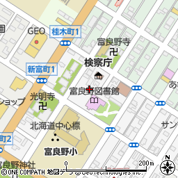 北海道富良野市若松町5周辺の地図
