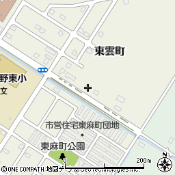 北海道富良野市東雲町541周辺の地図