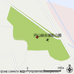 円山総合運動公園周辺の地図