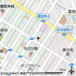 北海道富良野市本町2-18周辺の地図