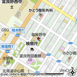 富良野寺周辺の地図