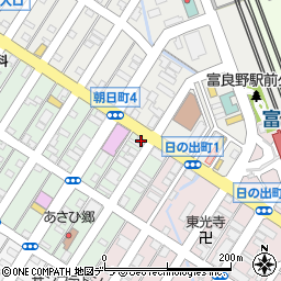 北海道富良野市本町2-1周辺の地図