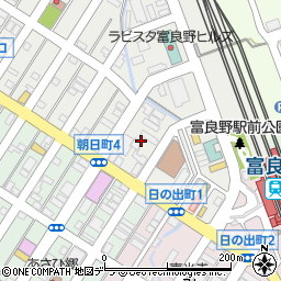 北海道富良野市朝日町4周辺の地図