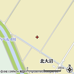 北海道富良野市大沼周辺の地図