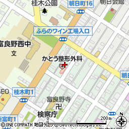 北海道富良野市本町6-6周辺の地図