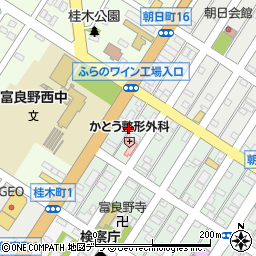 北海道富良野市本町6周辺の地図