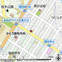 北海道富良野市朝日町12-2周辺の地図