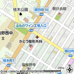 北海道富良野市本町6-38周辺の地図