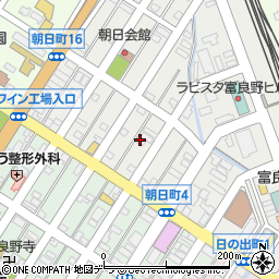 北海道富良野市朝日町9-38周辺の地図