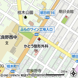 北海道富良野市本町6-31周辺の地図