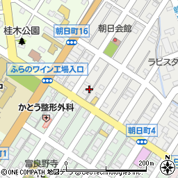 北海道富良野市朝日町12-10周辺の地図