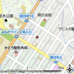 北海道富良野市朝日町12周辺の地図
