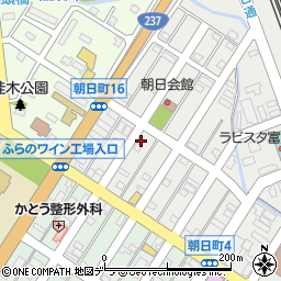 北海道富良野市朝日町12-21周辺の地図