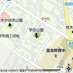 学田公園周辺の地図