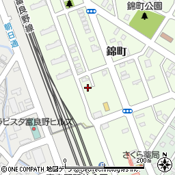 北海道富良野市錦町7-12周辺の地図