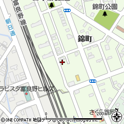北海道富良野市錦町7-13周辺の地図