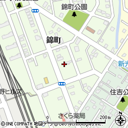 北海道富良野市錦町6周辺の地図