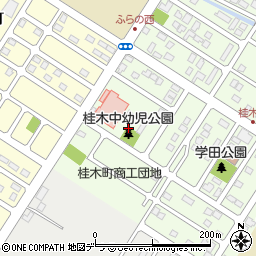 桂木中幼児公園周辺の地図