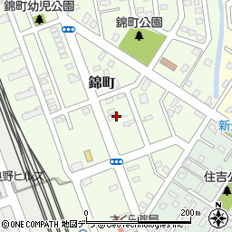 北海道富良野市錦町6-18周辺の地図