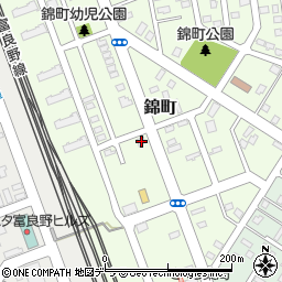 北海道富良野市錦町7-7周辺の地図