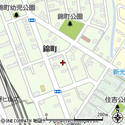 北海道富良野市錦町6-12周辺の地図