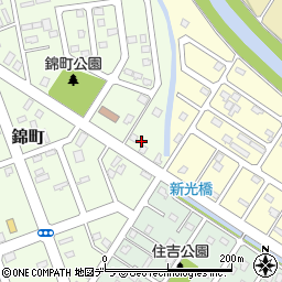 北海道富良野市錦町13-32周辺の地図