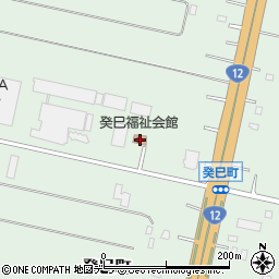 癸巳福祉会館周辺の地図