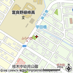 桂木西幼児公園周辺の地図