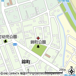 北海道富良野市錦町周辺の地図