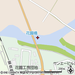 花園橋周辺の地図