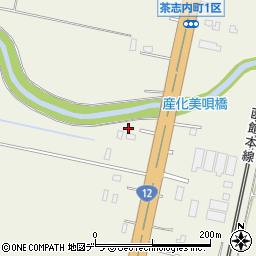 北海道美唄市茶志内町895周辺の地図